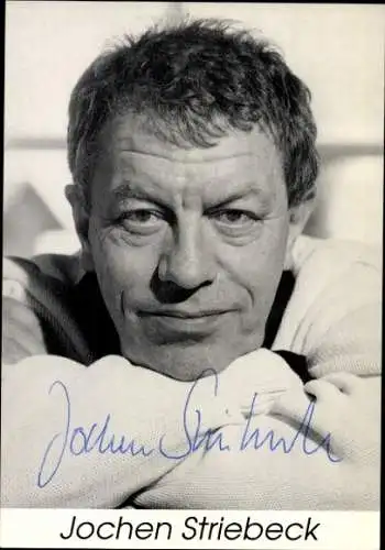 Ak Schauspieler Jochen Striebeck, Portrait, Autogramm