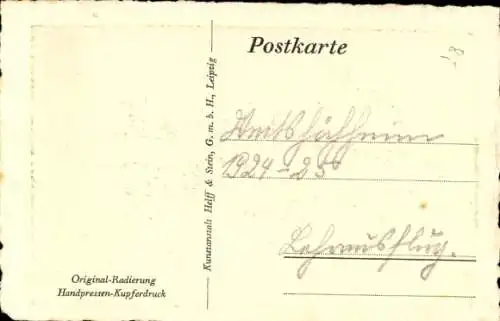 Künstler Ak Schweinfurt in Unterfranken Bayern, Rathaus