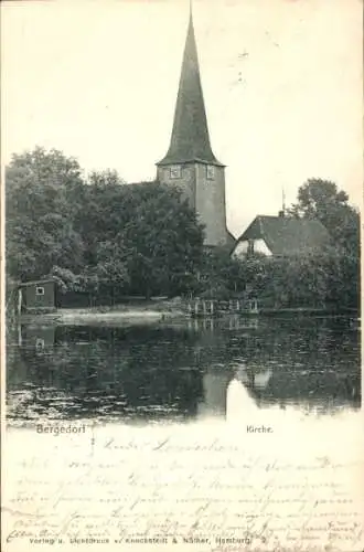 Ak Hamburg Bergedorf, Kirche