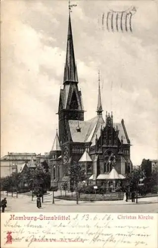 Ak Hamburg Eimsbüttel, Christus Kirche