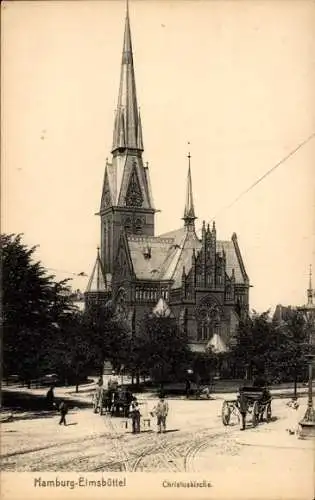 Ak Hamburg Eimsbüttel, Christus Kirche