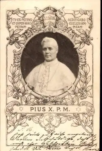 Ak Papst Pius X., Giuseppe Melchiorre Sarto