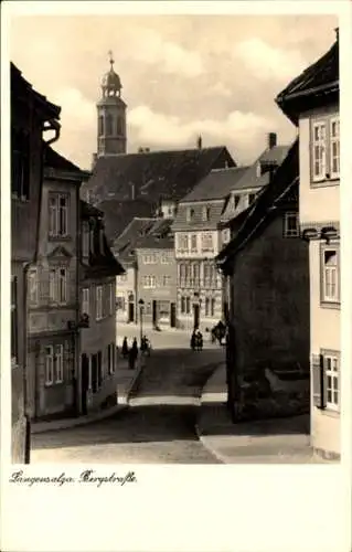 Ak Bad Langensalza in Thüringen, Bergstraße