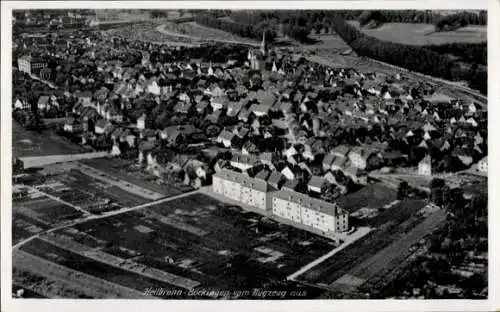 Ak Böckingen Heilbronn am Neckar, Fliegeraufnahme