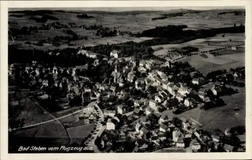 Ak Bad Steben in Oberfranken, Fliegeraufnahme