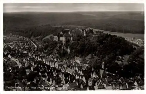 Ak Heidenheim an der Brenz Württemberg, Fliegeraufnahme