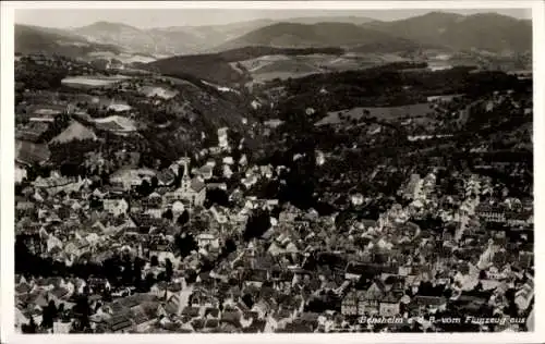 Ak Bensheim an der Bergstraße, Gesamtansicht, Fliegeraufnahme