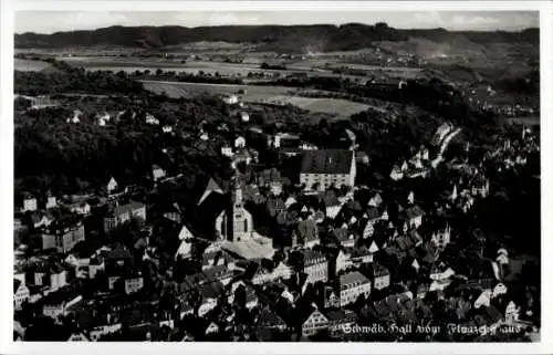 Ak Schwäbisch Hall in Württemberg, Fliegeraufnahme