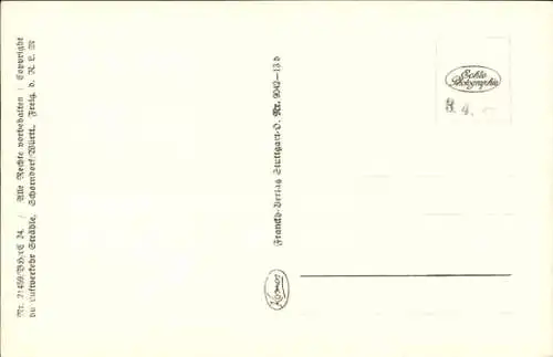 Ak Röttingen an der Tauber Unterfranken, Fliegeraufnahme