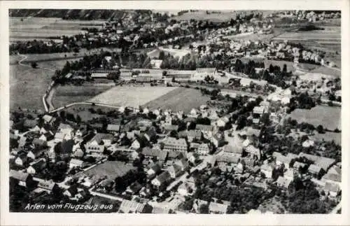 Ak Arlen Rielasingen-Worblingen in Baden, Fliegeraufnahme