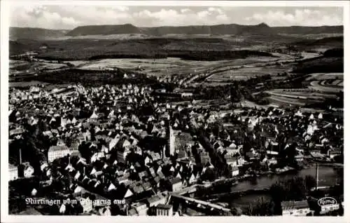 Ak Nürtingen am Neckar Württemberg, Fliegeraufnahme