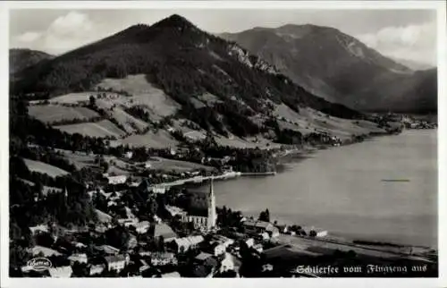 Ak Schliersee in Oberbayern, Fliegeraufnahme