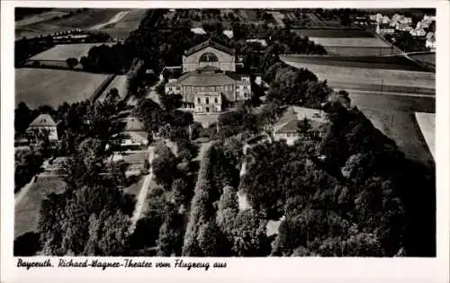 Ak Bayreuth in Oberfranken, Fliegeraufnahme