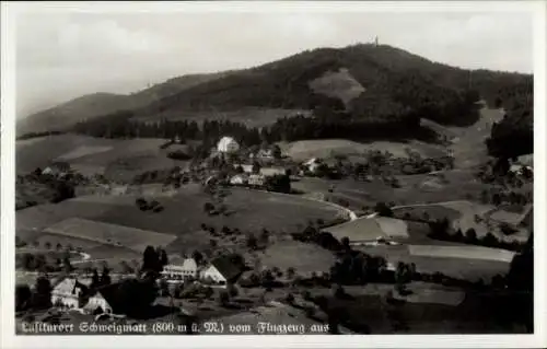 Ak Schweigmatt Raitbach Schopfheim in Baden, Fliegeraufnahme