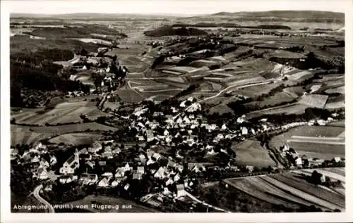Ak Abtsgmünd Ostalbkreis, Fliegeraufnahme