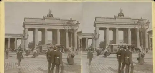 Stereo Foto Berlin Mitte, Brandenburger Tor