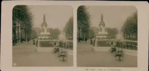 Stereo Foto Paris III, Place de la Republique