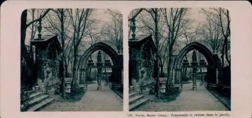 Stereo Foto Paris V, Musee Cluny, Jardin