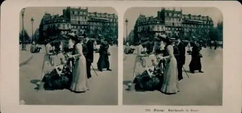 Stereo Foto Paris, Marchande de fleurs