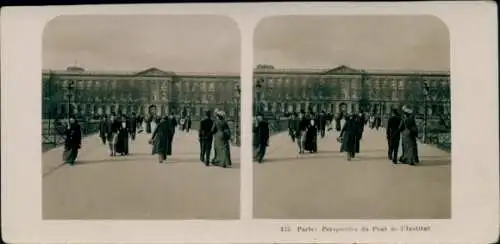 Stereo Foto Paris I, Perspective du Pont de l'Institut