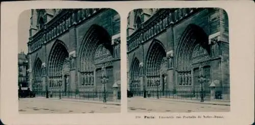 Stereo Foto Paris IV, Portails de Notre Dame