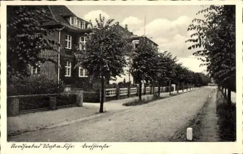 Ak Wyk auf Föhr in Nordfriesland, Dorfstraße