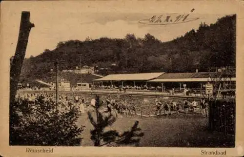 Ak Remscheid im Bergischen Land, Strandbad