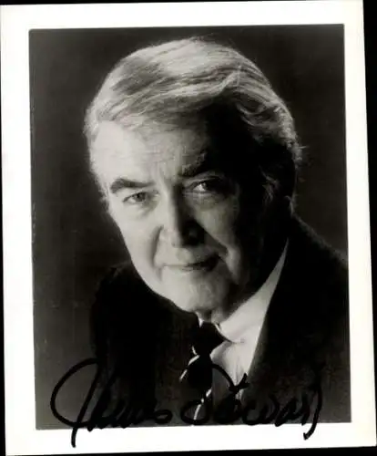Ak Schauspieler Jimmy Stewart, Portrait, Autogramm