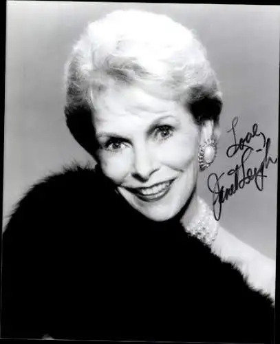 Ak Schauspielerin Janet Leigh, Portrait, Autogramm