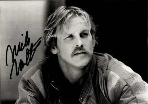 Ak Schauspieler Nick Nolte, Zoff in Beverly Hills, Autogramm
