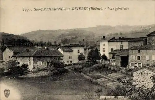 Ak Sainte Catherine sur Riverie, Panorama