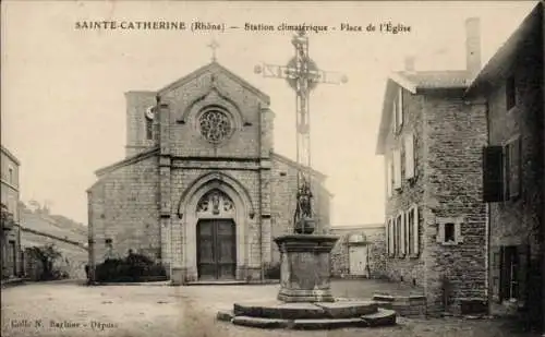 Ak Sainte Catherine, Klimakteriumstation, Place de l’Eglise