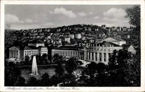 Ak Stuttgart in Württemberg, Landestheater, Großes und Kleines Haus