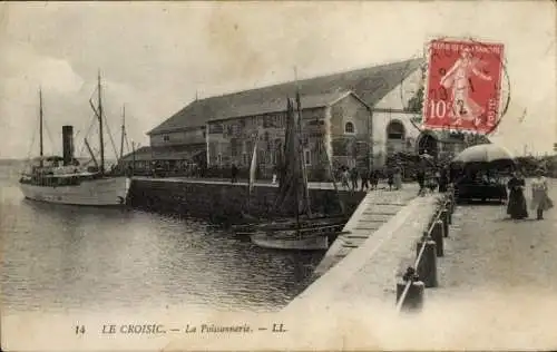 Ak Le Croisic Loire Atlantique, Le Poissonnerie