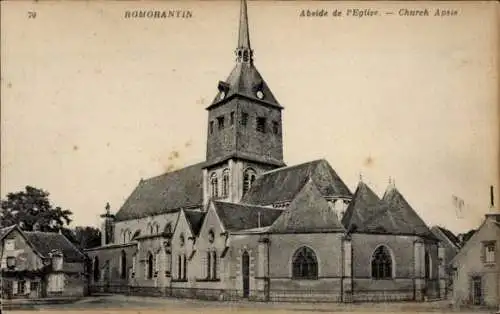 Ak Romorantin Loir et Cher, Abside de l'Eglise