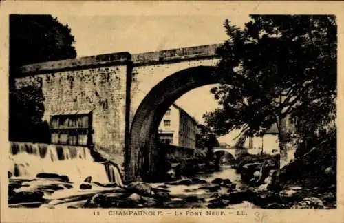 Ak Champagnole Jura, Pont Neuf