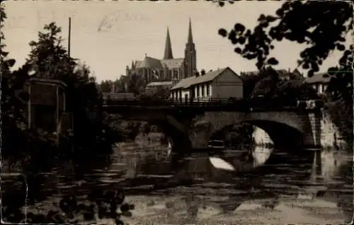 Ak Chartres Eure et Loir, Pont-Neuf