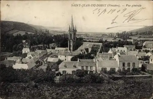 Ak Saint Jean du Doigt Finistère, Vue generale