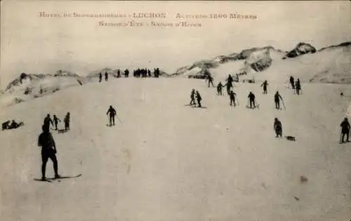 Ak Superbagnères Luchon Haute Garonne, Saison d'Ete, Saison d'Hiver, Winter