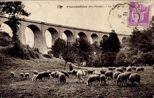 Ak Pierrebuffiere, Le Viaduc