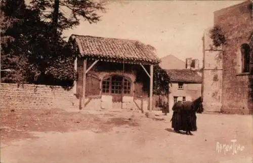 Ak Saint Hilaire Vendée, Region de Fontenay-le-Comte, Etude