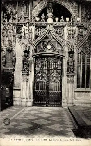 Ak Albi Tarn, Kirche, Innenansicht, La Porte du Jube