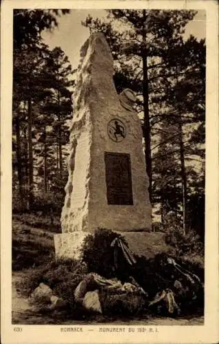 Ak Hohnack, Monument du 152. R. I.