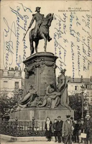 Ak Lille Nord, Statue General Faidherbe