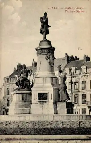 Ak Lille Nord, Statue Pasteur