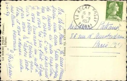 Ak La Roche Posay Vienne, Kirche