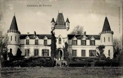 Ak Tournon-d'Agenais Lot-et-Garonne, Chateau de Foulon