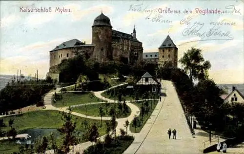 Ak Mylau Reichenbach im Vogtland, Kaiserschloss