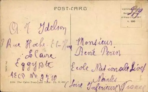 Ak Kairo Kairo Ägypten, Markt in der Nähe der Zitadelle