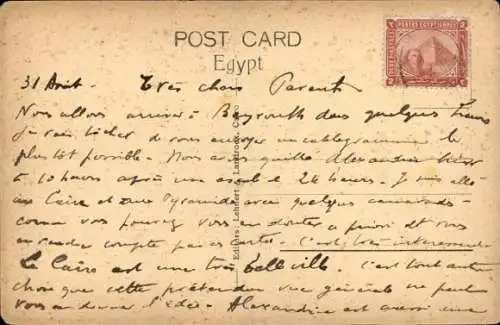 Ak Cairo Kairo Ägypten, Gesamtansicht